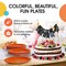 100 Count Orange Paper Plates 9 Inch Heavy Duty Disposable Plates for Parties and Events